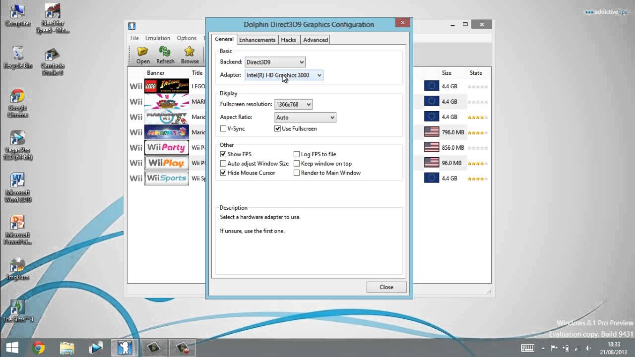 dolphin emulator black screen mac